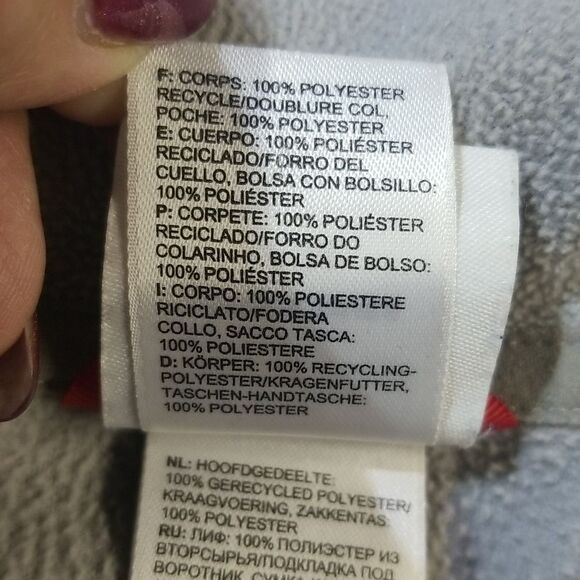 The North Face Pullover Gray 1/2 Zip Size Medium - Picture 8 of 9